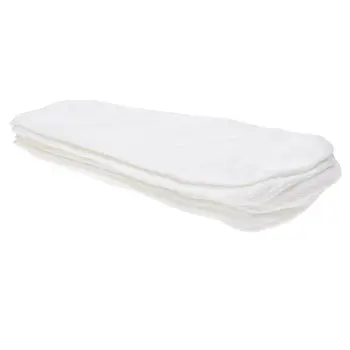 

5pcs/pack Baby Nappy Liners Durable Breathable Washable Infant White Diaper Cloth