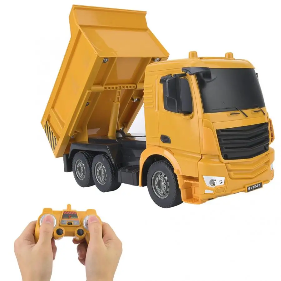 

Kids Electric Car 2.4GHz Remote Control Dump Truck Engineering Vehicle RC Car Model Children Kids Toy Toys