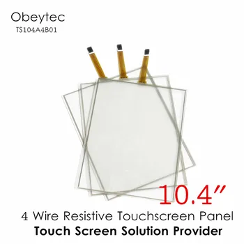 

Obeytec 10.4 inch 4 Wire Touch Screen panel kit, 4:3, with controller, Reliable Quality, Active area 211.2*158.4 mm, TS104A4B01
