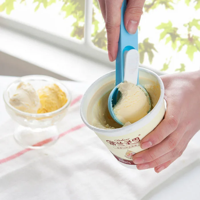 Креативная пластиковая кухонная ложка для мороженого, ложка для фруктов, инструменты для приготовления пищи, ложки для мороженого в сферической форме