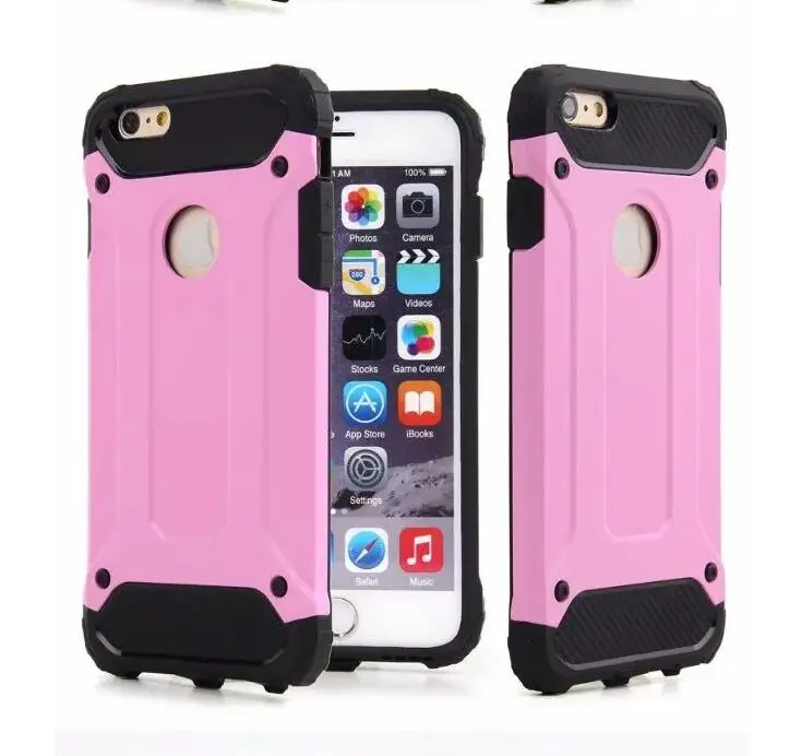 50pcs/lot For Iphone X/8/8 Plus Hard Plastic Case,2 In 1 Series Full