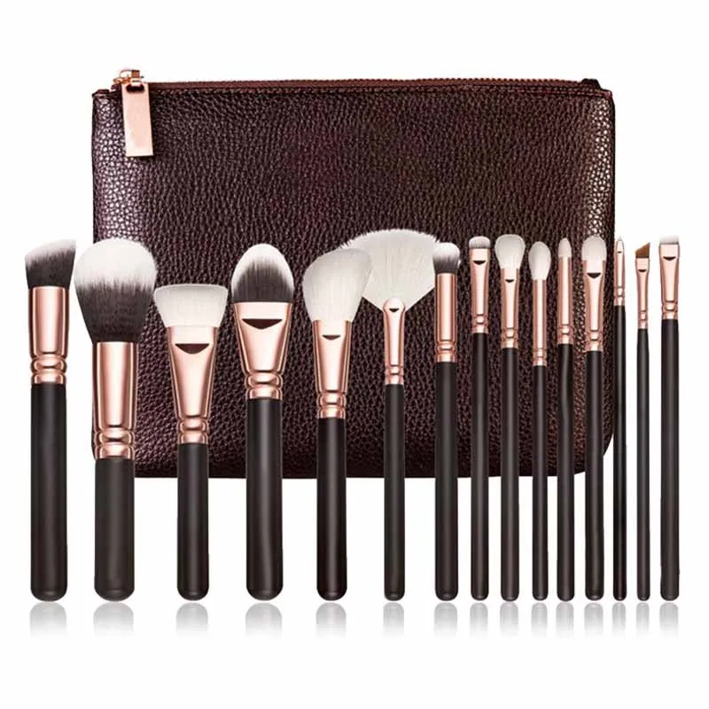 Набор кистей для макияжа AiceBeu набор из розового золота 15 шт.|blending brush|complete makeup brushmake