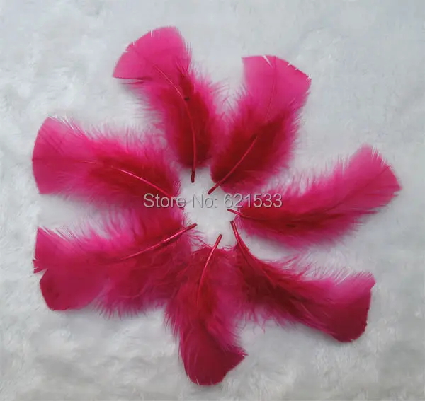 Rose Turkey Feathers 100 - T-Base Plumage Body 6-8cm long Small | Дом и сад