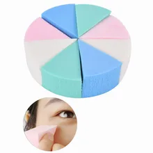 8 PCS Макияж Основы красоты косметический для лица Уход за кожей лица спонж для нанесения пудры буфами на рукавах косметический спонж для лица пуф для макияжа тюбике с буфами на рукавах