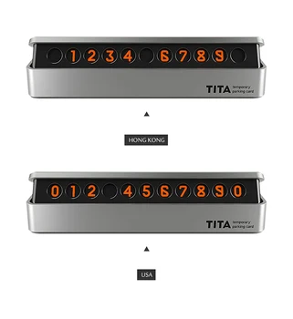 

Car temporary parking card hidden luminous phone number card for Hyundai elantra ix35 solaris accent i30 ix25 tucson i20 i40