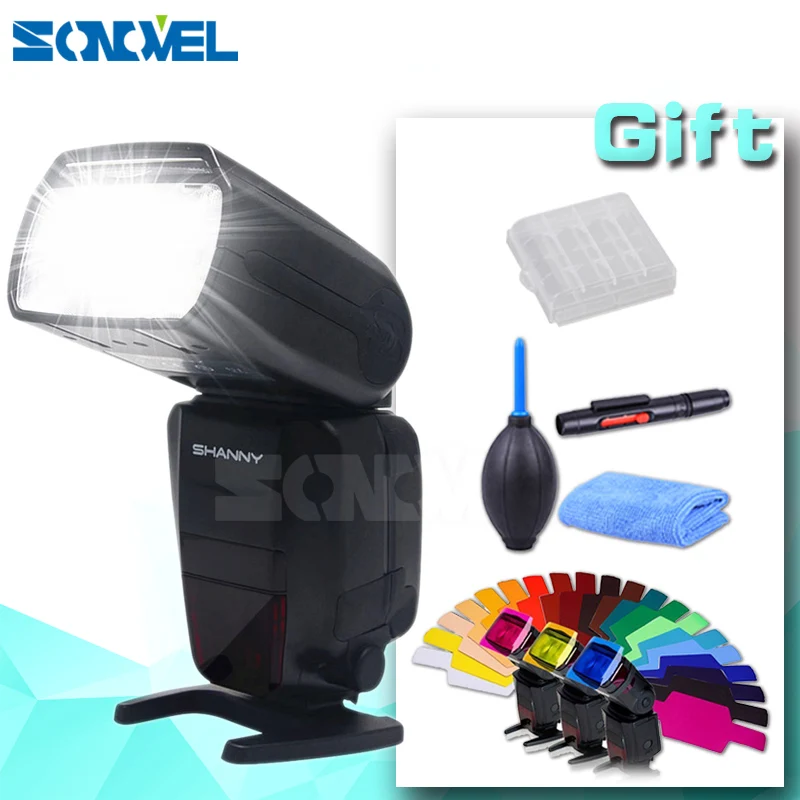 

Shanny SN600FGZ P-TTL GN60 1/8000s Slave On-Camera Flash speedlite for Pentax K10D K20D K-7 K-x K-r K-5 K-01 K-30 K-3 K-50 K-500