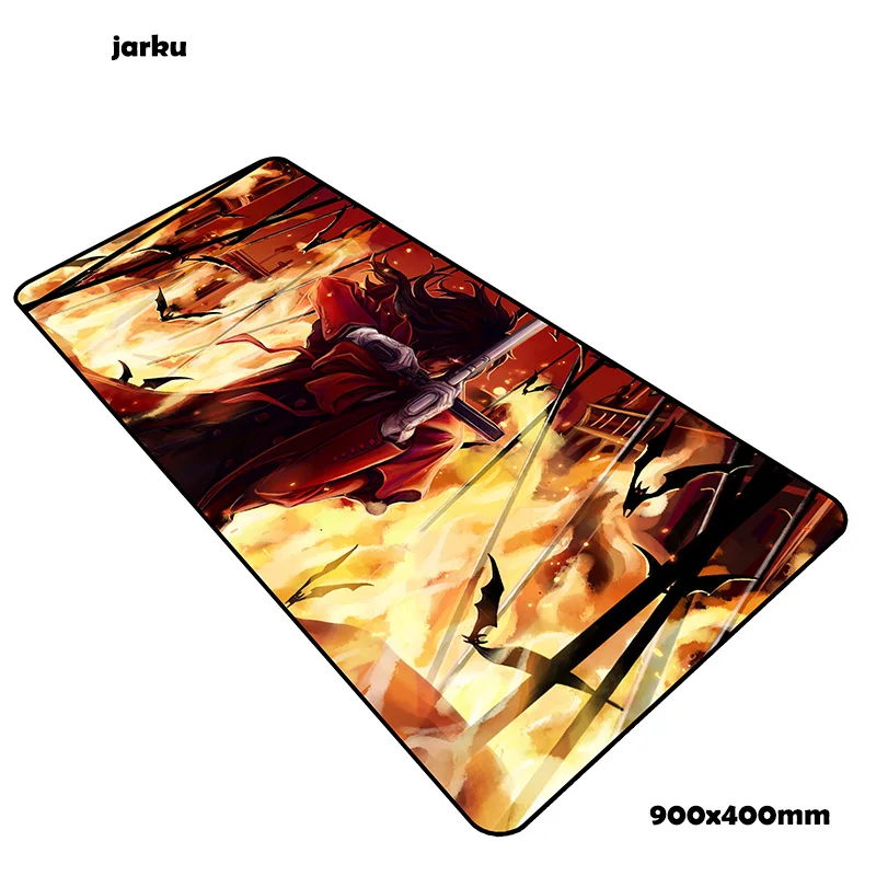 Hellsing padmouse 900x400x3 мм игровой коврик для мыши милый большой коврик для мыши геймер компьютерный стол горячая Распродажа коврик notbook mousemate pc - Цвет: size 900x400x3mm