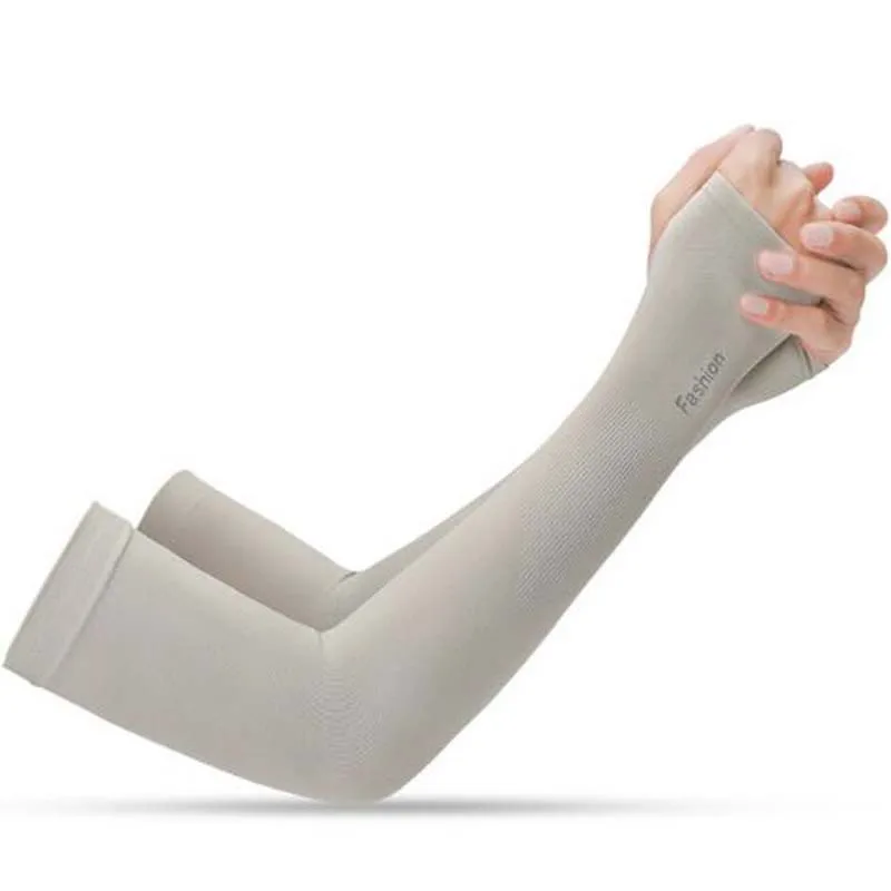 XEONGKVI Летние бесшовные митенки для женщин брендовые bi льда SilkSleeve Для мужчин Guantelete