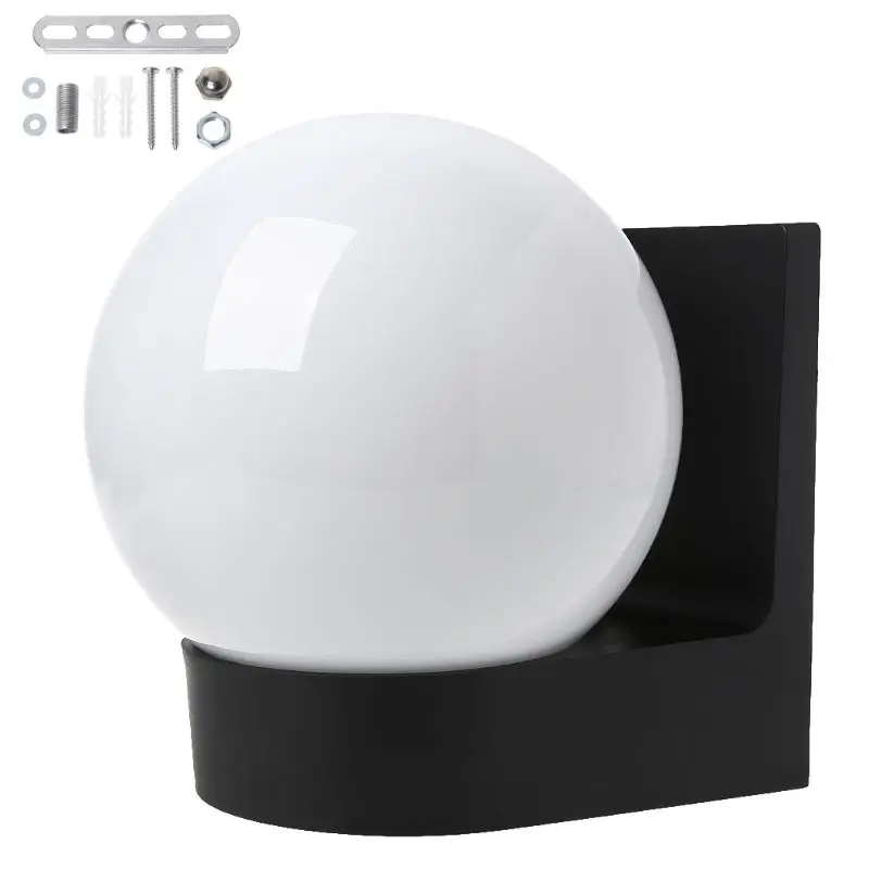 

New Porch LED Light Outdoor Waterproof Wall Lamp Corridor Decoration PC Base PMMA Acrylic Lampshade