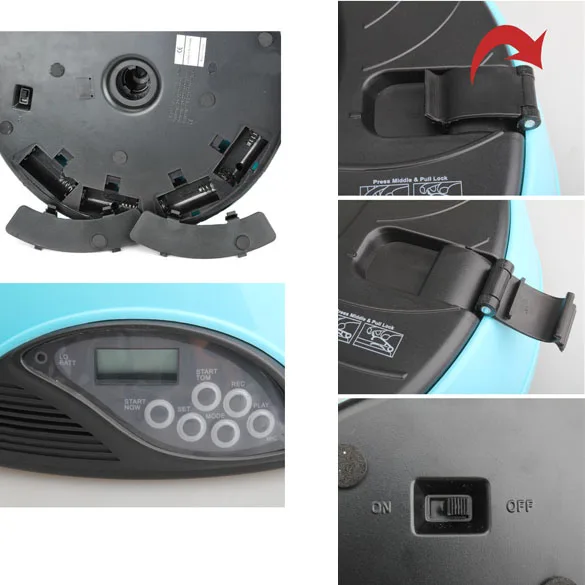 

6 Meal LCD Digital Automatic Pet Dog Cat Feeder Recorder Bowl Meal Dispenser BDF99