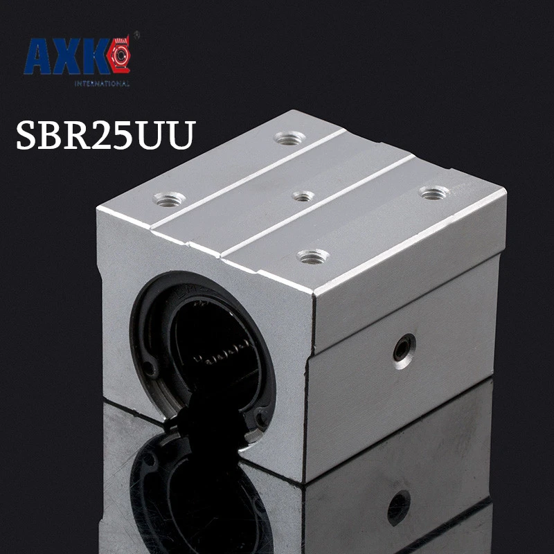 Axk Best Price! 4 Pcs Sbr25uu Linear Bearing 25mm Open Linear Bearing