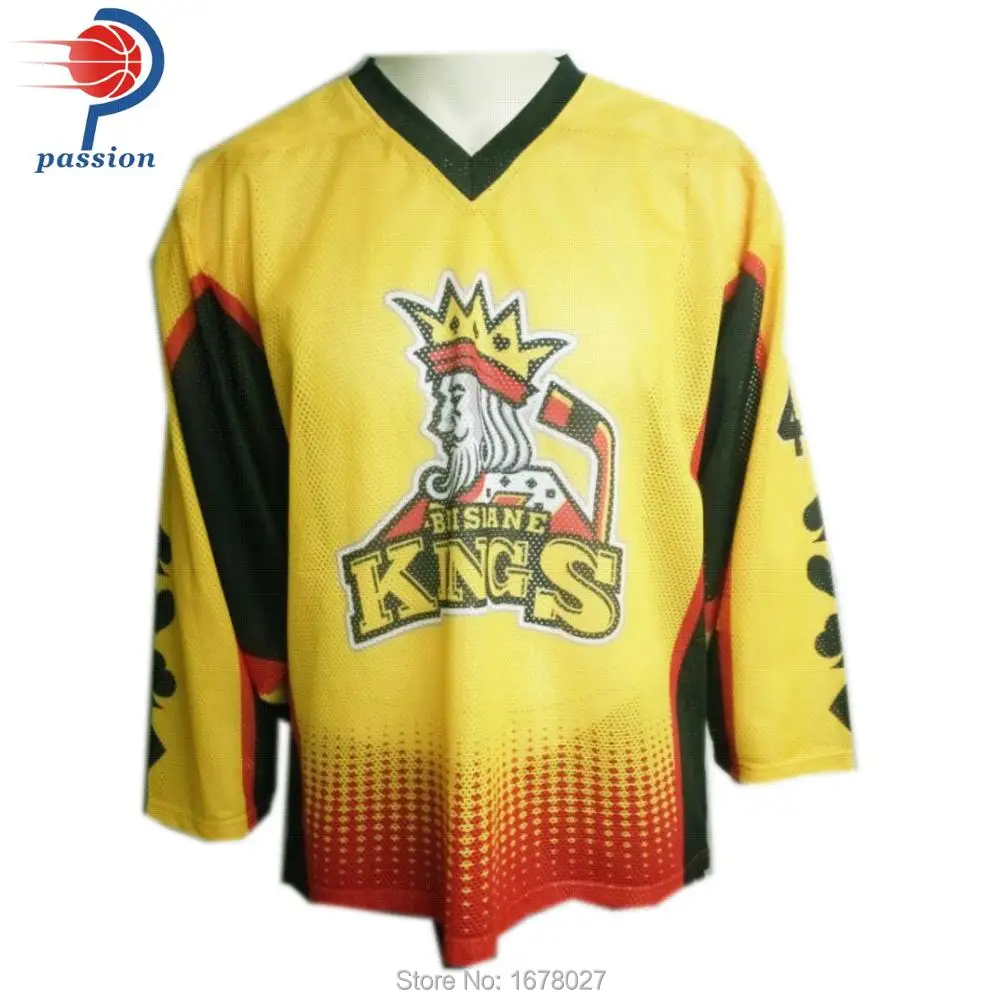 2018 New 100 polyester Custom Sublimated Ice Hockey Jerseyin Hockey