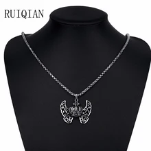 316L Titanium Steel Long Necklace Men Jewelry Vintage Steampunk Women Necklaces Pendants Collares Mujer Colier Bijoux