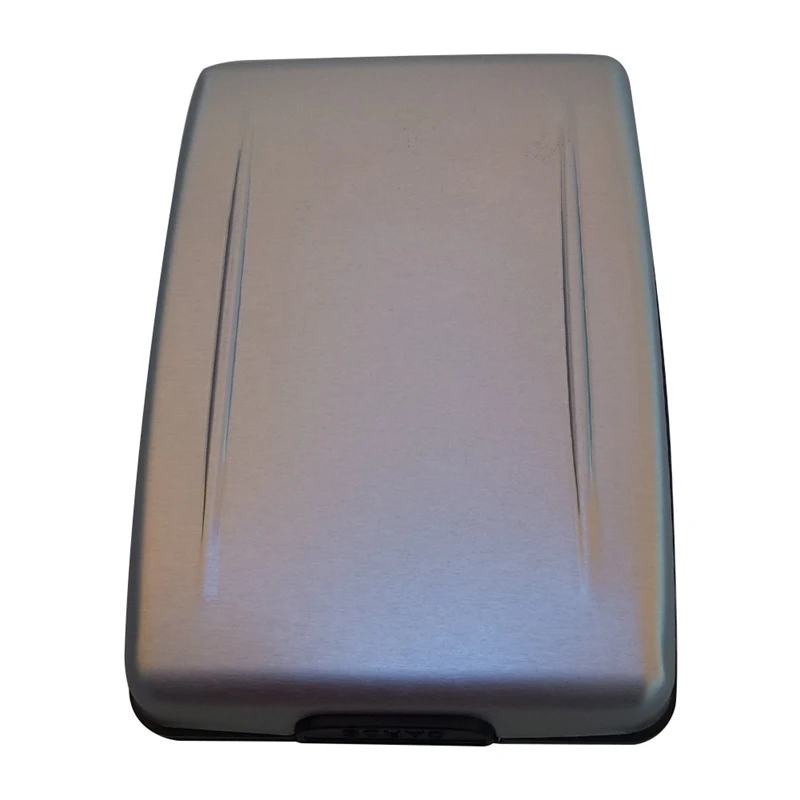 Анти-RFID сканирующий защитный держатель для карт Алюминиевый металлический блокирующий ID Чехол для кредитных карт кошелек популярные кредитные карты