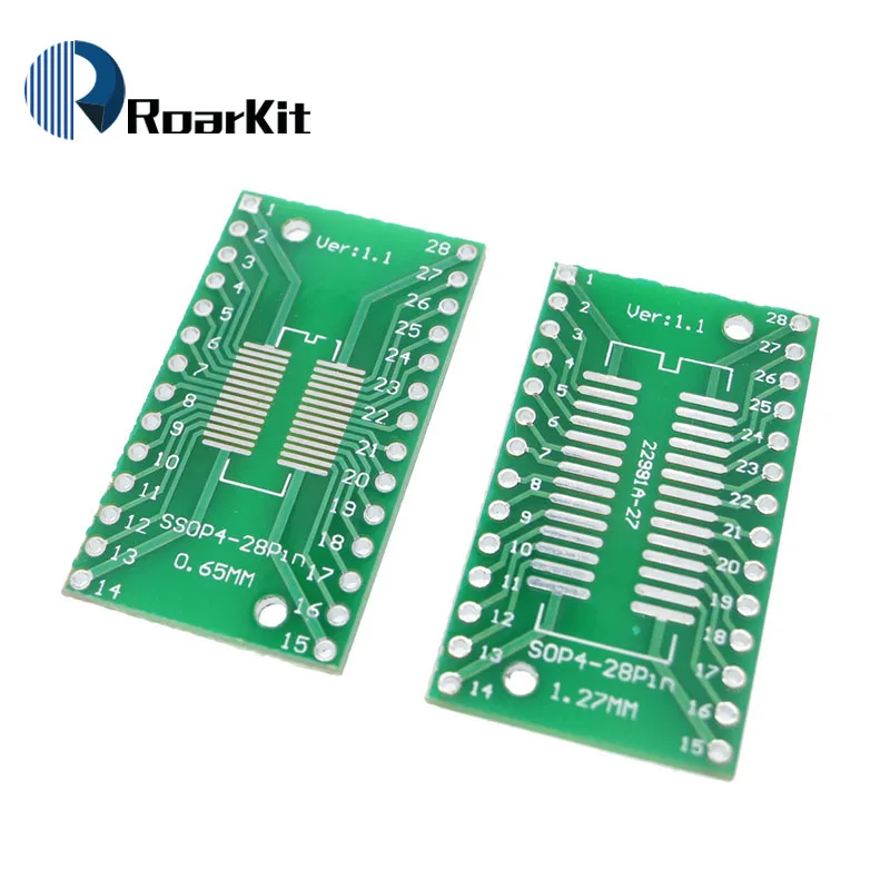 7kinds PCB Board SOP8 SOP14 SOP16 SOP20 SOP24 SOP28 QFP FQFP TQFP Turn To DIP Adapter Converter Plate TSSOP 8 14 16 20 24 28