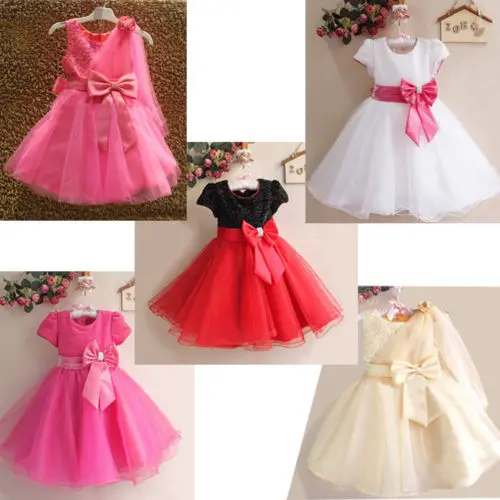 Free Shipping 2016 Toddler 3D children Koopo girls Bow princess font b dress b font sleeveless