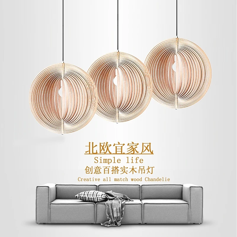 

Modern Wood Pendant Light 100-240V e27 Nordic Wooden Water Drop Pendant Lamp Loft Pendant Lights Dining Room Home Lighting Decor