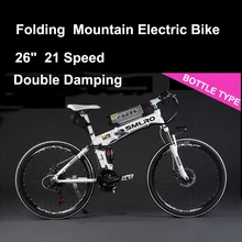 SMLRO 24/26″ 21 Speed 250/350/500W Strong Power Ebike, Electric Bike, Folding Electric Bicycle, Lithium Battery MTB