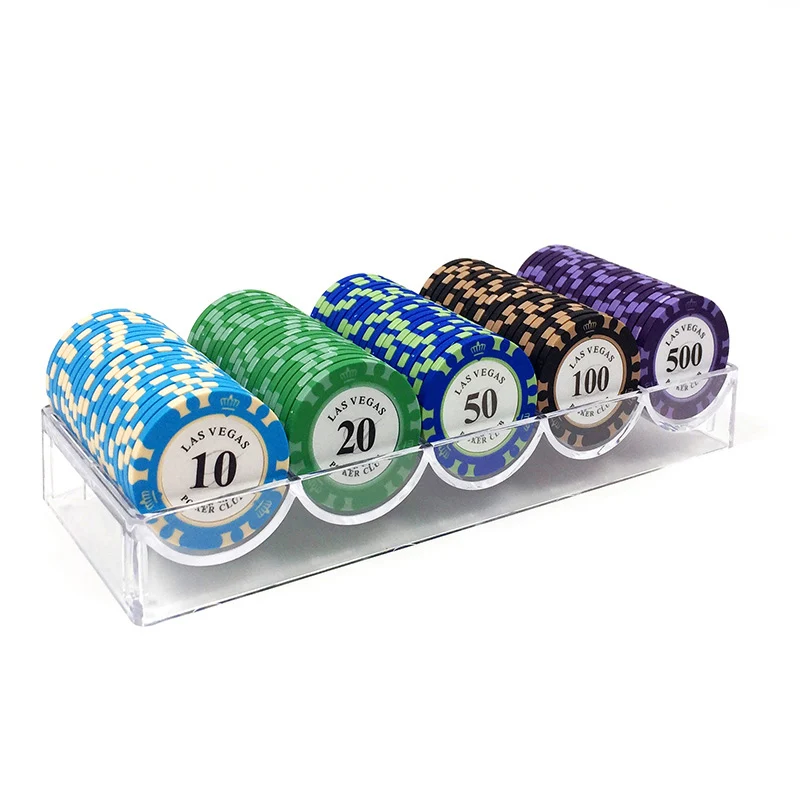 100 шт фишки для покера набор с коробкой 14 г глина/керамические фишки для покера наборы Техасский Холдем EPT Pokerstars фишки для покера монеты для казино - Цвет: E as pic