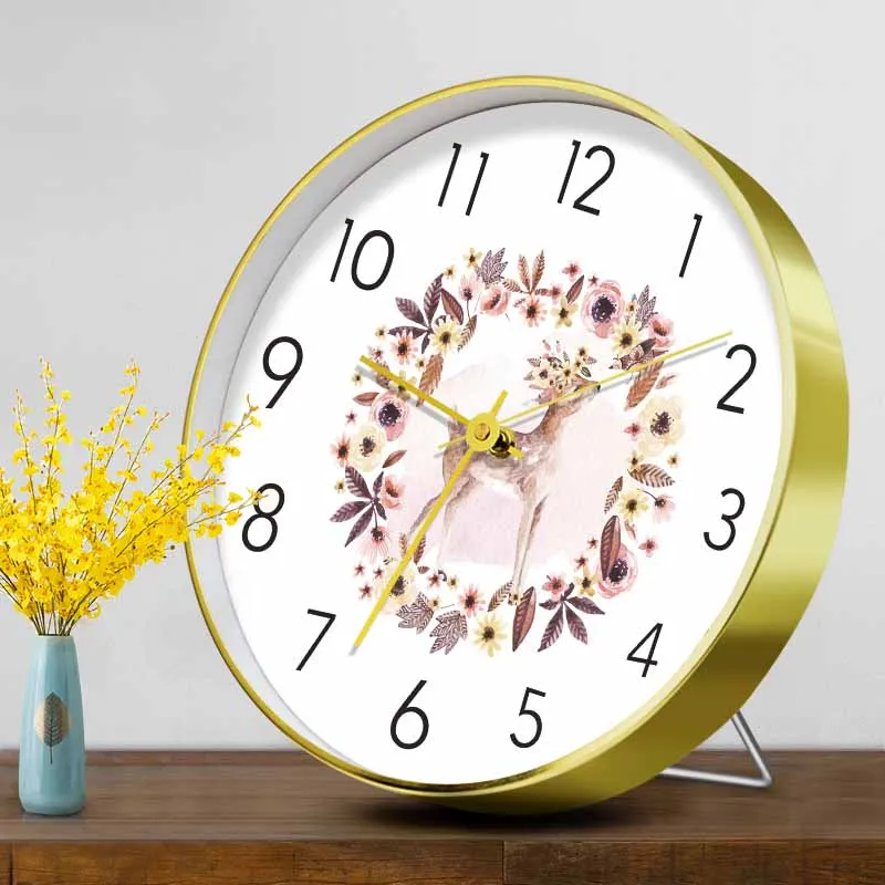 

Nordic Personality Creative Fashion Clock Wall Clock Modern Minimalist Atmosphere Table Living Room Home Mute Quartz Clock Bedro