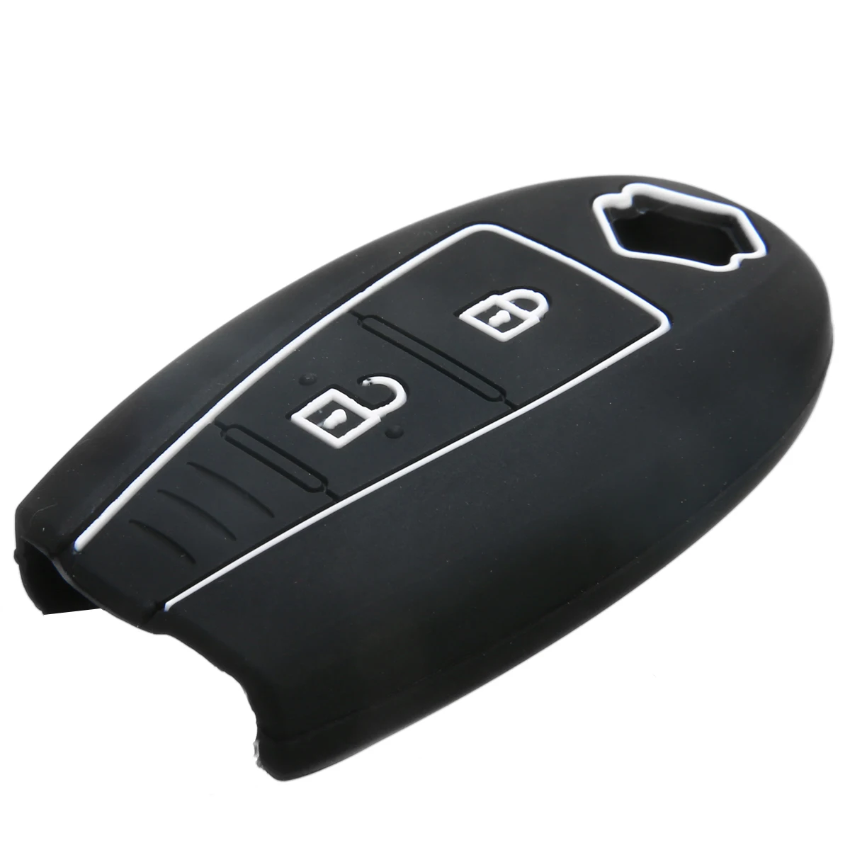 Mayitr 2 Button Silicone Key Cover Case Dedicated Replacement Car Key With Logo For Suzuki Vitara Swift Ignis Kizashi SX4 Baleno