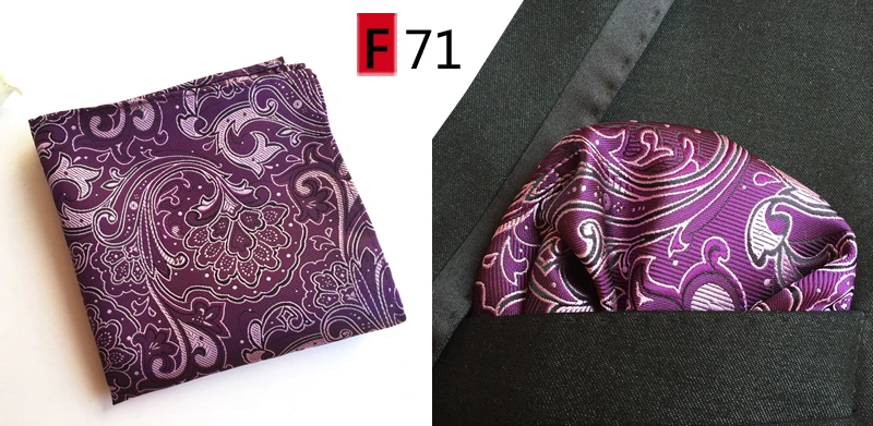 Уникальный Дизайн Для мужчин Paisley Pocket Square Высокое качество жаккардовые платок оптовая