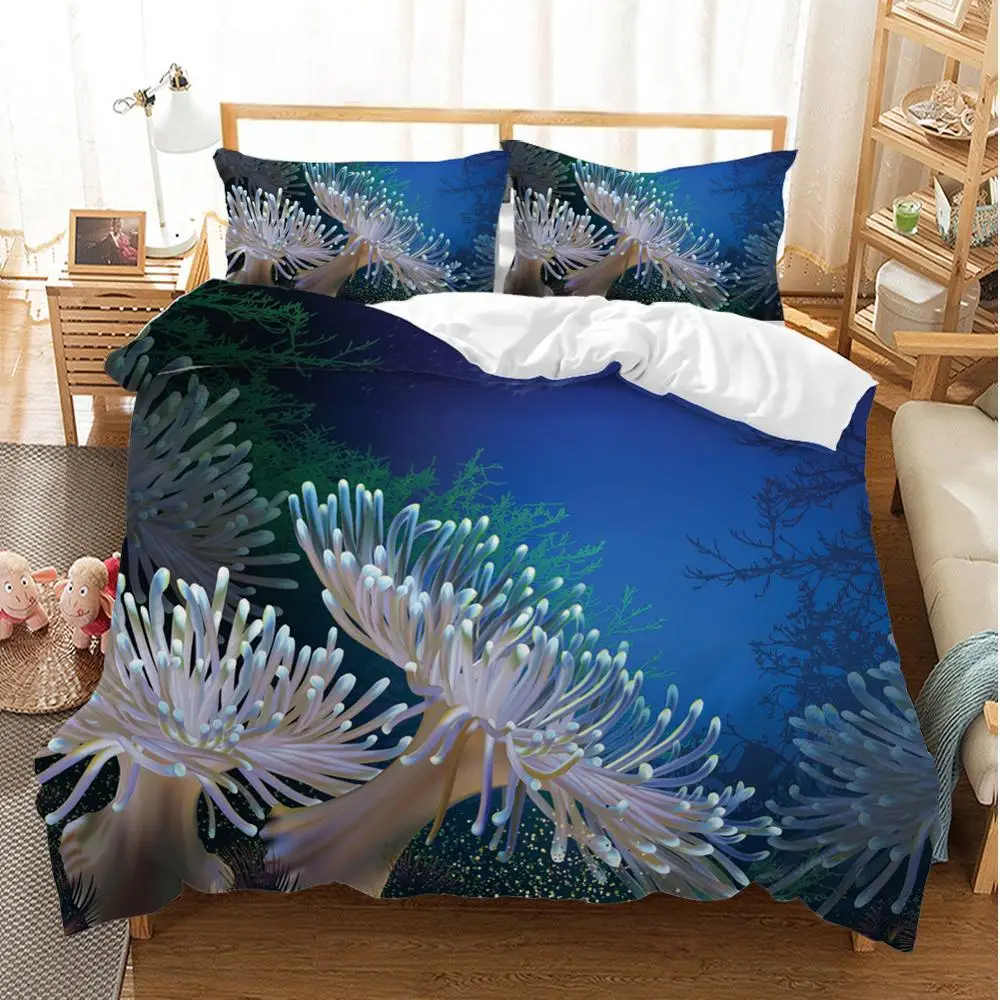 Yimeis Bedding And Bed Sets Ocean Bed Covers 3d Comfortable