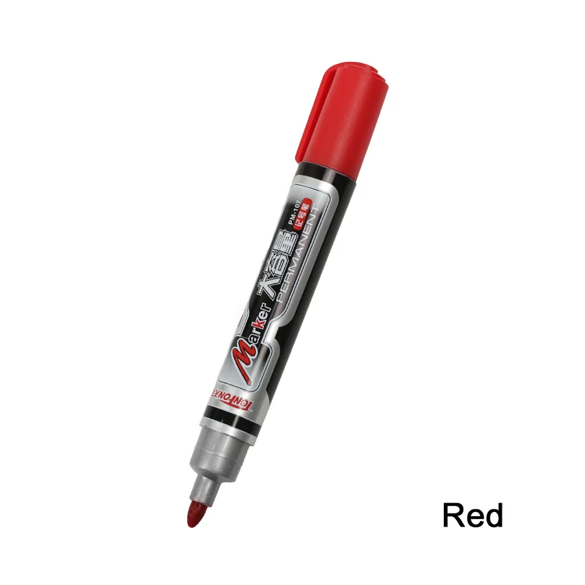 PM-107 маркеры хорошие водостойкие чернила маркеры для канцелярских принадлежностей школьные принадлежности 3 Цвета - Цвет: Red