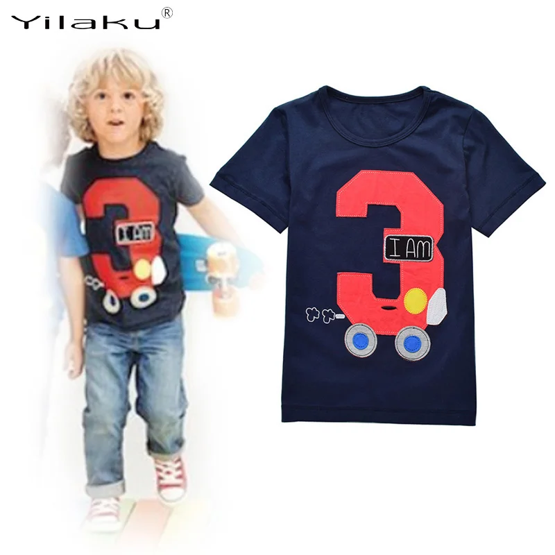 Kids Tops T shirts 2017 Summer Short Sleeve Boys T shirt