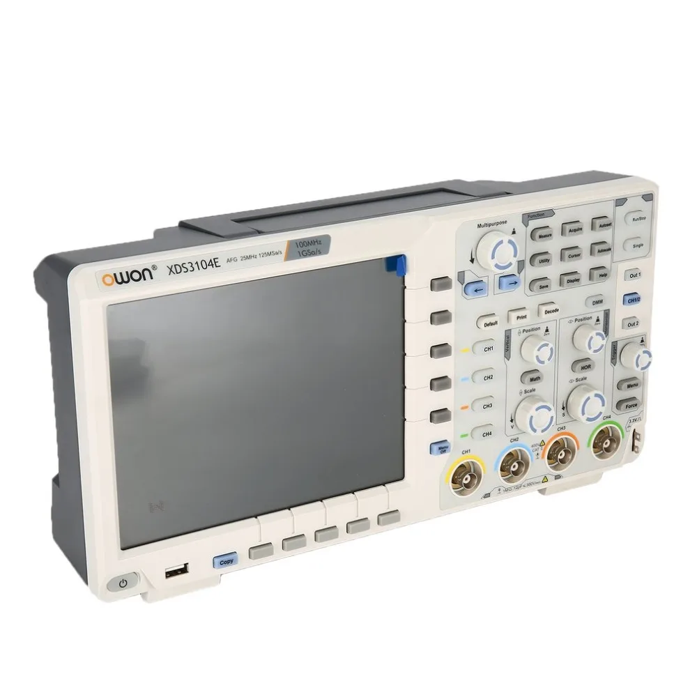 OWON XDS3104E четыре канала Глубокая память ЖК дисплей Дисплей цифровой запоминающий