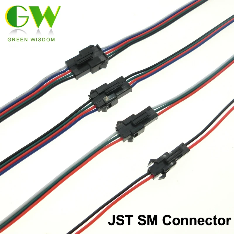 JST SM коннектор 2Pin/3Pin/4pin/5PIN штекер и гнездо 5 компл./лот | Обустройство дома