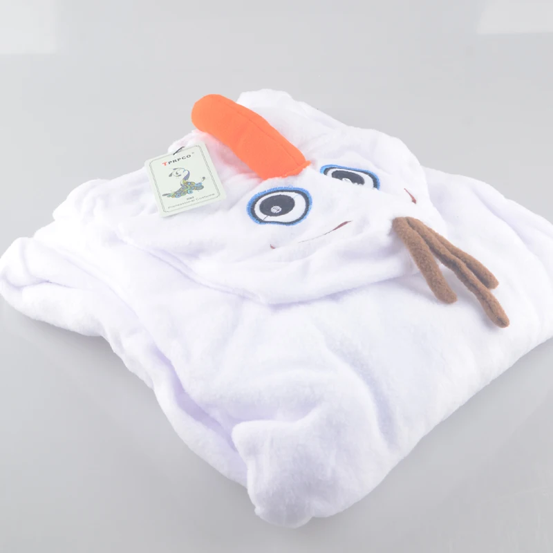 TPRPCO аниме Олаф Снеговик Костюм пижамы Косплей белый комбинезон для взрослых Onesie пижамы вечерние NL1601