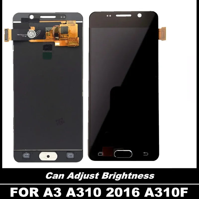 

For Samsung Galaxy A3 2016 A310 A310F A310H A310M Tested LCD Display Touch Digitizer Screen Assembly A310 Sensor LCD Replacement