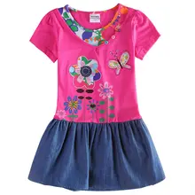 girl dress flower kids dresses for girls children clothing summer style flower kids costume brand novatx baby girls clothes