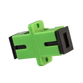 

1000pcs/Lot SC APC Adapter Connector Connector Simplex Single mode Plastic SM Fiber Optic Adapter 0.3dB
