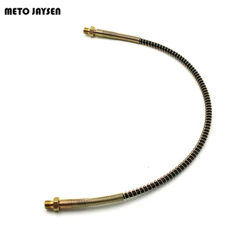 

Paintball High Pressure Hose with Spring Wrapped for Pneumatics Equipment 50cm/1m Long M10*1 x M10*1 Male thread HES01