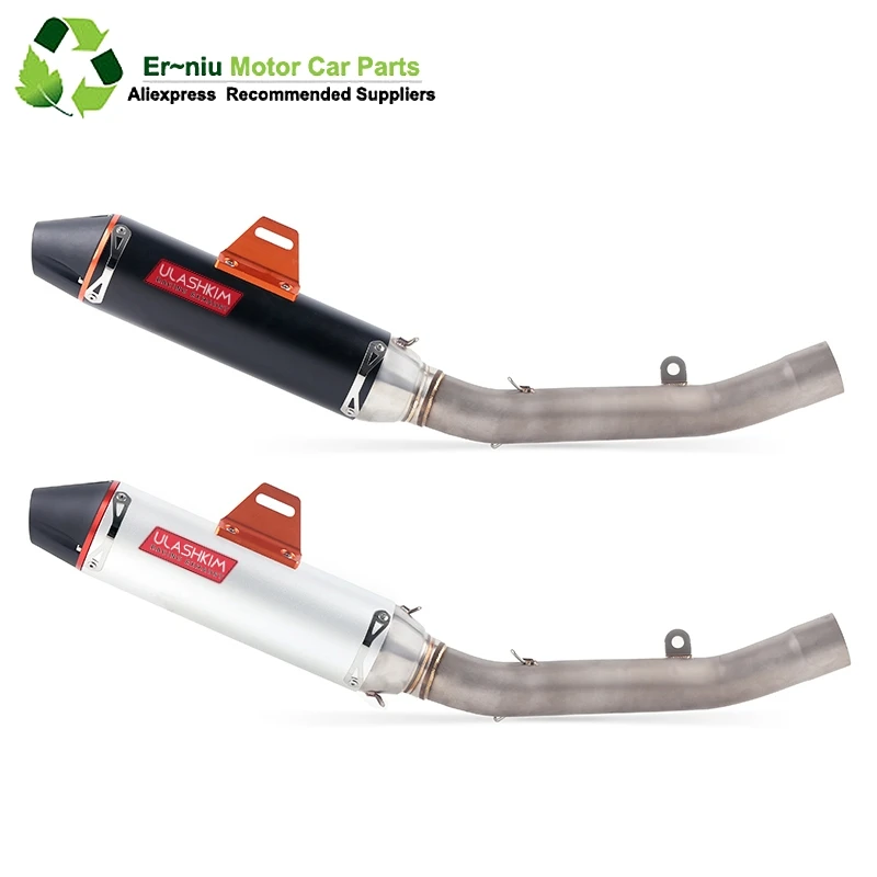 

Full System Exhaust Slip On For kawasaki Z800 Z 800 Motorcycle Exhaust Muffler Escape Middle Mid Contact Pipe DB Killer