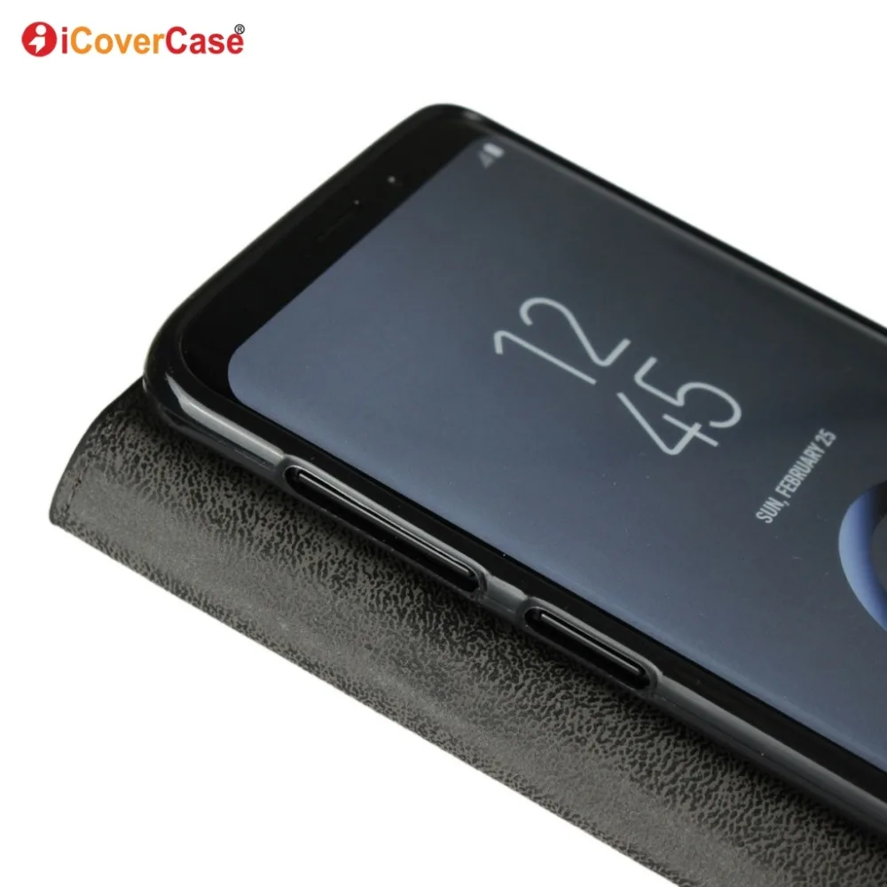Чехол на магните для samsung s8 s9 plus из искусственной кожи, флип-чехол для samsung Galaxy S3 S4 S5 Mini S6 S7 edge S8+ S9Plus