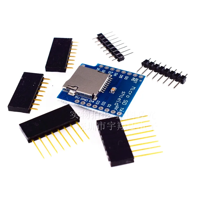 Щит для карты Micro SD D1 Mini TF WiFi ESP8266 Совместимый Беспроводной Модуль | Компьютеры и
