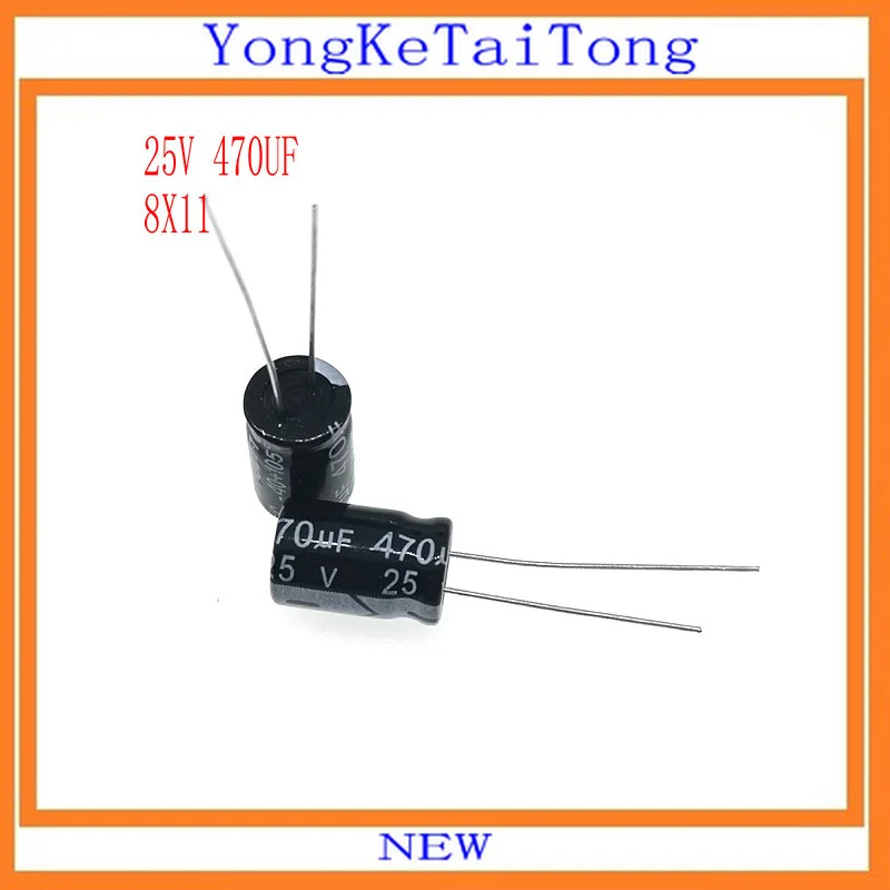 20 шт./лот Алюминий электролитический конденсатор, алюминиевая крышка ...