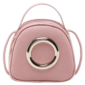 

Fashion Leather Little Girl Handbag Multi-Function Fashion Lady Messenger Bag 2019 Pink