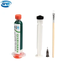 WNB 10 мл зеленая УФ паяльная маска BGA PCB краска предотвращает коррозию дуговая паста поток PCB УФ Фоточувствительный чернила зеленое масло