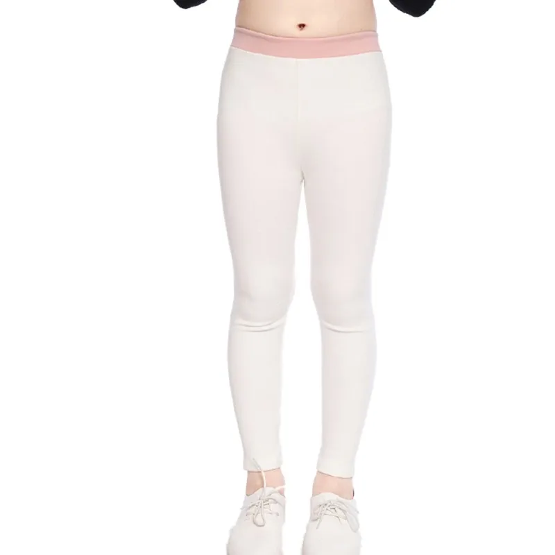 Однотонные леггинсы для девочек длинная Осенняя модная одежда для детей От 2 до 10 лет штаны для девочек хлопковые спортивные обтягивающие леггинсы для девочек - Цвет: 6