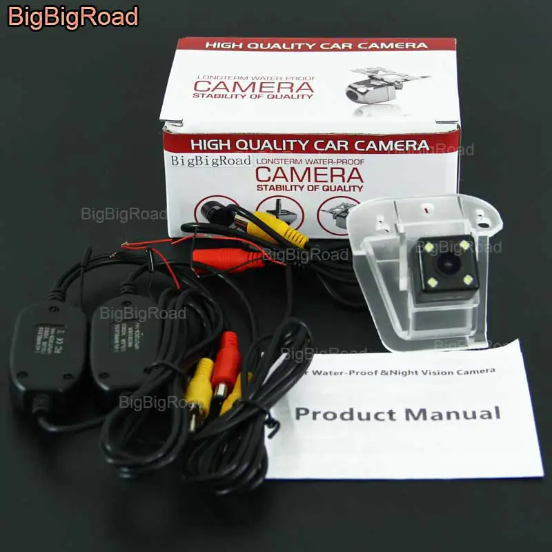 

BigBigRoad For Honda Elysion 2012 2013 2014 2015 Wireless Camera Car Rear View Reverse Camera Night Vision HD CCD Parking Camera