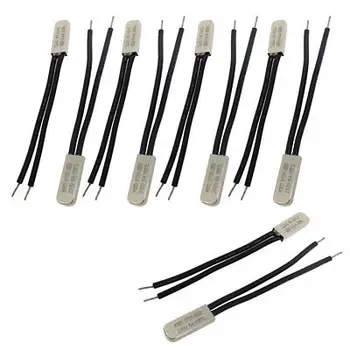 

10 Pcs Bimetal Temperature Control Switch Thermostat 100C N.C KSD9700