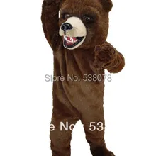 Кодиак медведь плюшевый костюм талисмана хорошего качества Лучшая цена коричневый медведь Mascotte костюм маскота костюм кунг-фу панды SW523