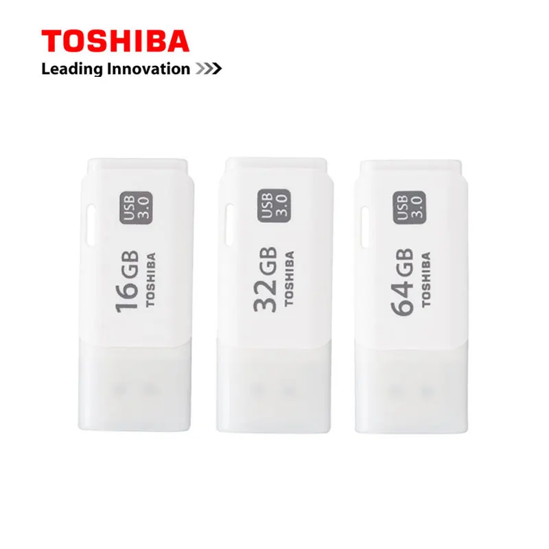 TOSHIBA USB флеш-накопитель USB3.0 16 ГБ 32 ГБ 64 ГБ флэш-диск U301 реальная емкость пластиковая память флешка