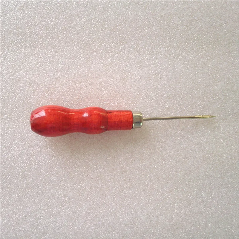

Useful 1PC Leather Craft Cloth Awl With Hook Tool Pin Punching Hole Maker Stitching Overstitch Practical