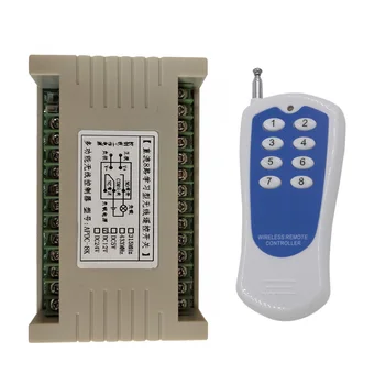 

DC 12V 24V 8 CH 8CH Wireless Remote Control Switch Smart Wireless Remote Light Switch Radio Relay Receiver Module Transmitter