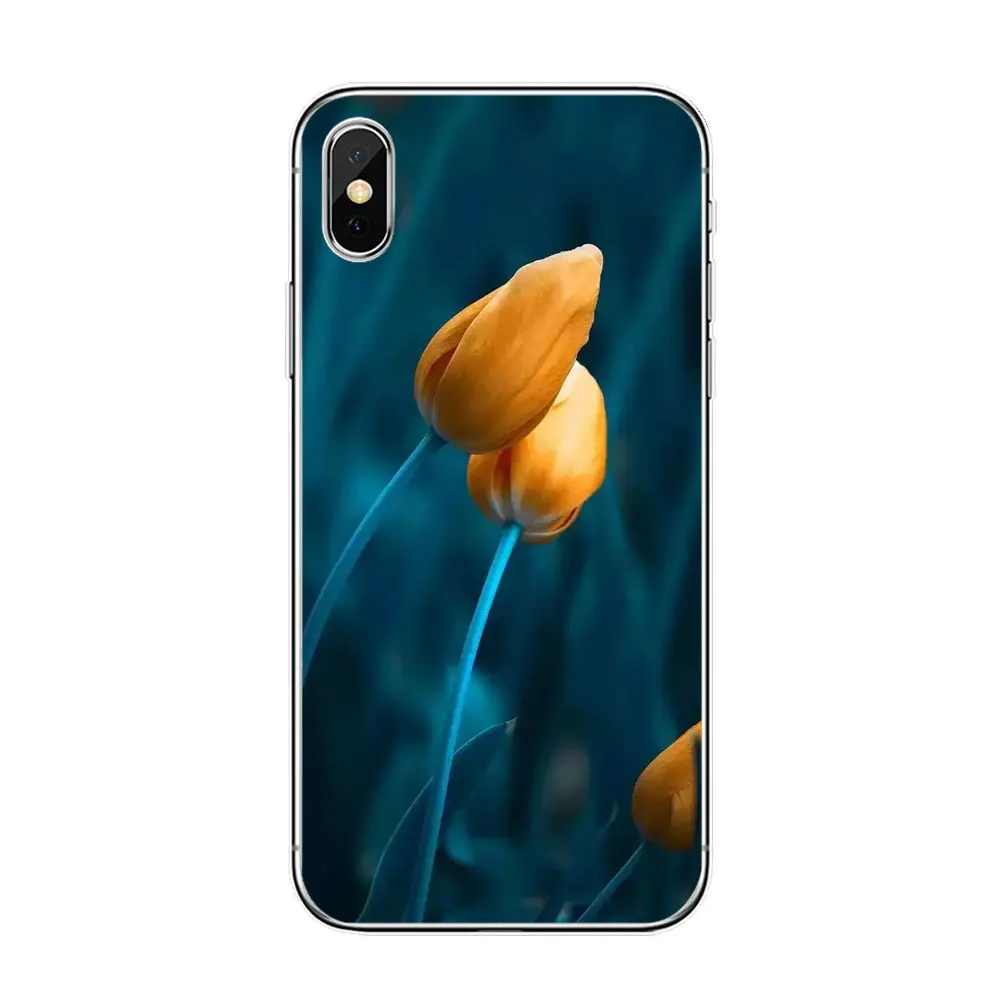Красивый пейзаж цветочный Кот Бабочка узорчатый чехол для телефона для iPhone 11 PRO 6S 7 Plus 5S SE 4 6 X XR XS MAX ТПУ силиконовый чехол - Цвет: TPU D1050